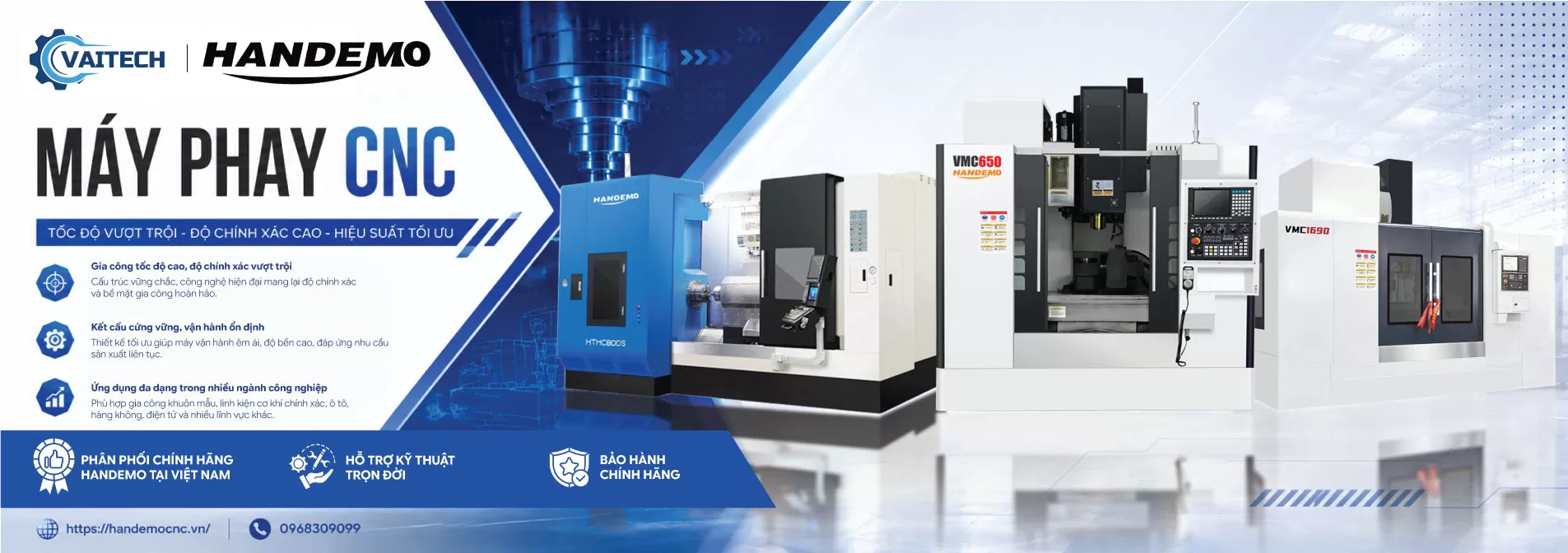 Máy Phay CNC chất lượng cao, độ chính xác hoàn hảo