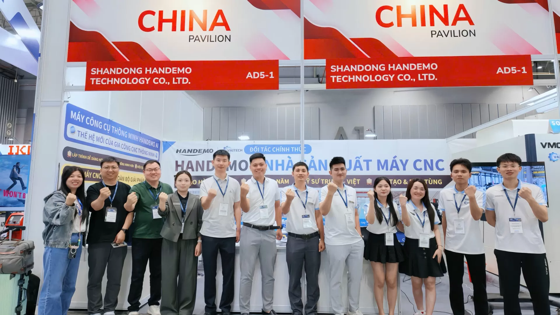 VAITECH Việt Nam – Đơn vị phân phối & triển khai CNC Handemo tại Việt Nam
