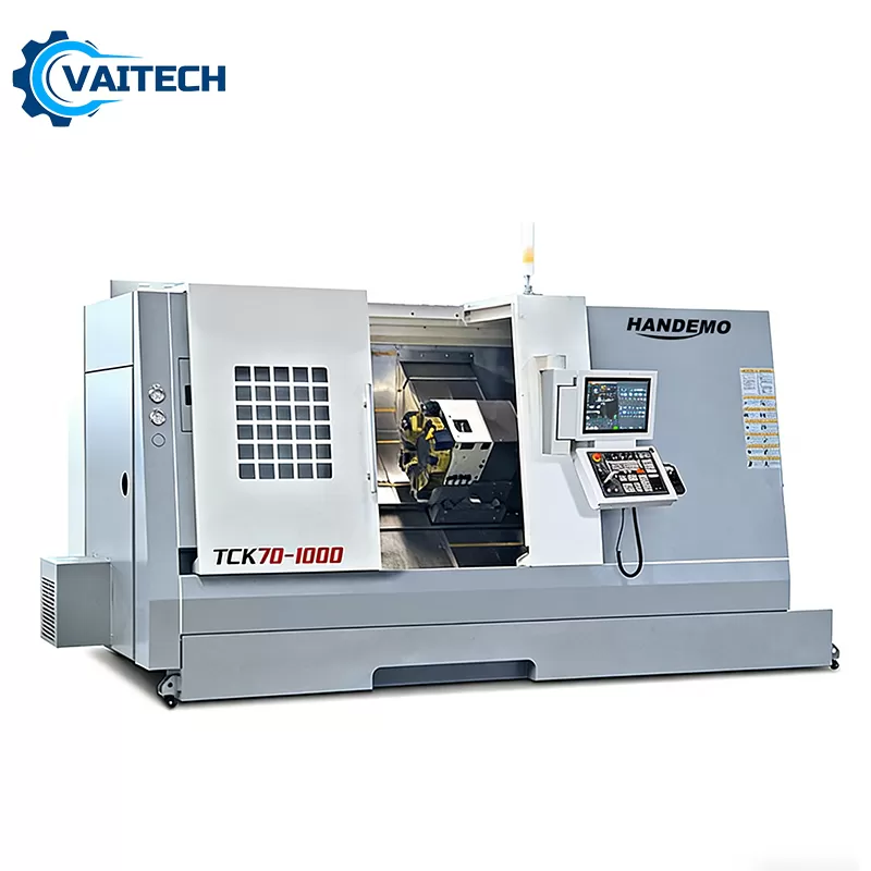 Máy tiện CNC giường nghiêng TCK70 hiệu suất cao