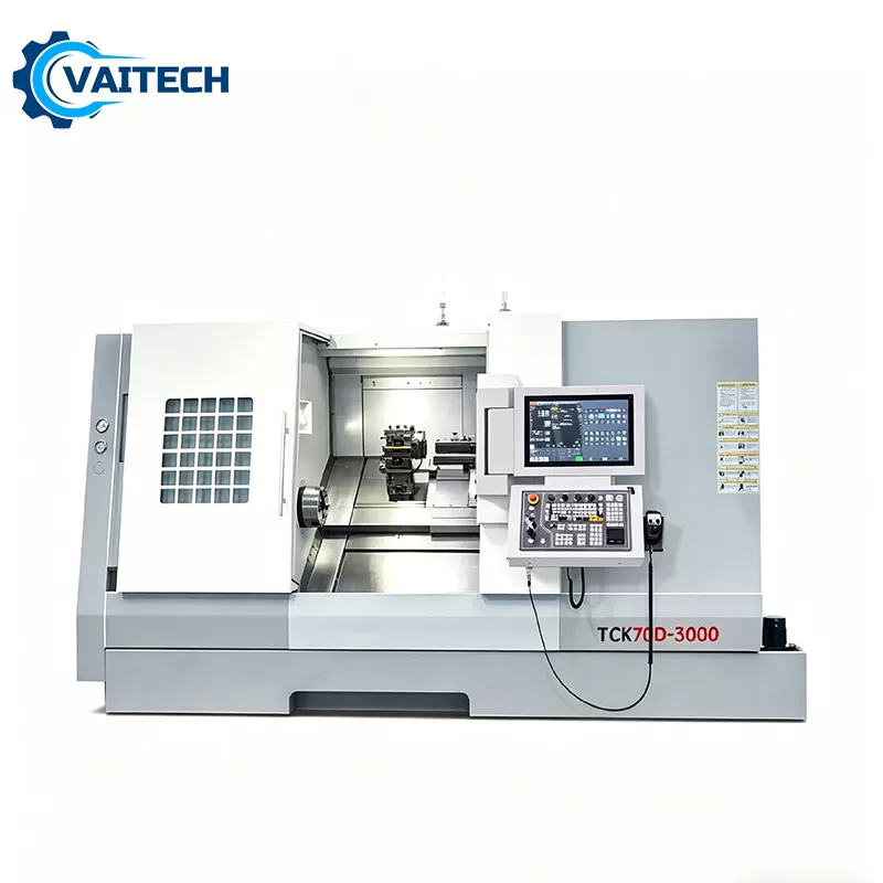 Máy tiện giường nghiêng CNC TCK70D