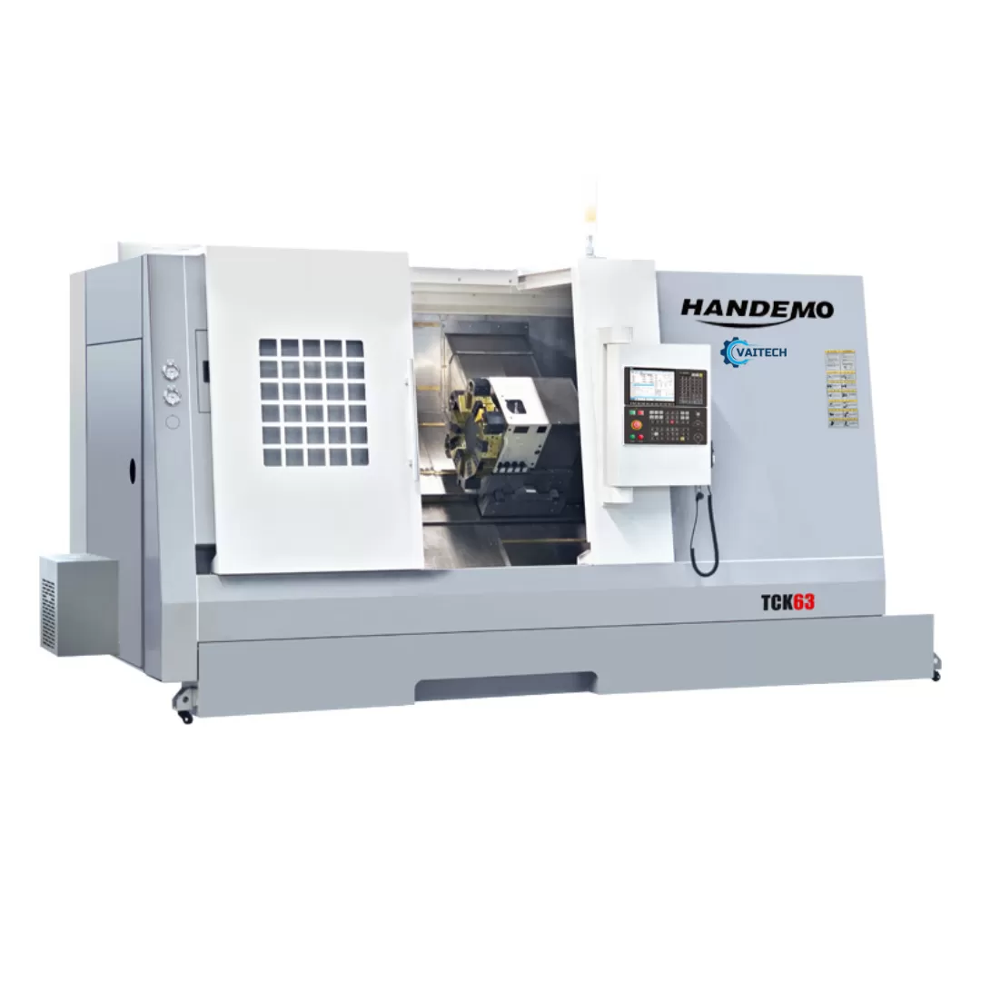 Máy tiện giường nghiêng CNC TCK63