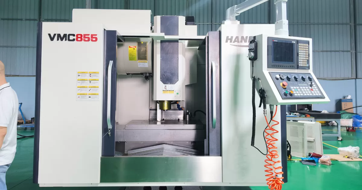 Hoàn thành bàn giao máy phay CNC VMC855 cho khách hàng