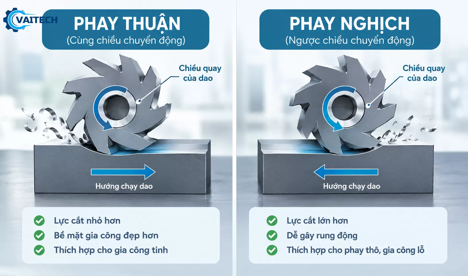 Tìm hiểu về phay là gì và các phương pháp gia công phay trong cơ khí