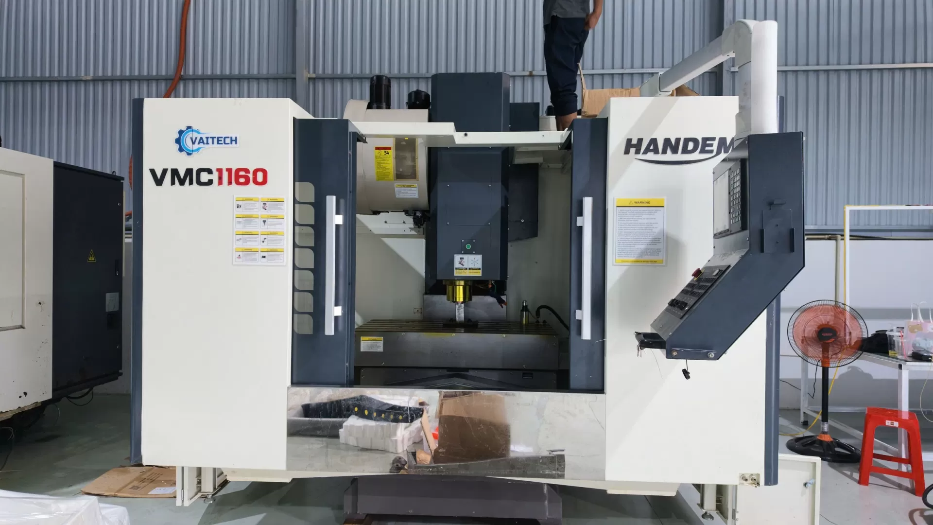 Hoàn tất bàn giao máy phay CNC VMC1160 cho khách hàng tại Yên Phong - Bắc Ninh